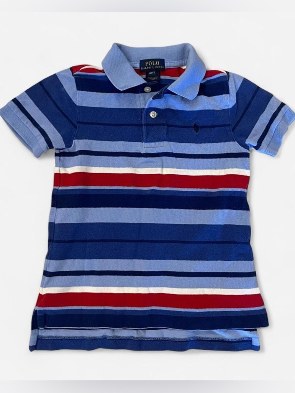 Polo by Ralph Lauren Boys' Blue Striped Polo Shirt